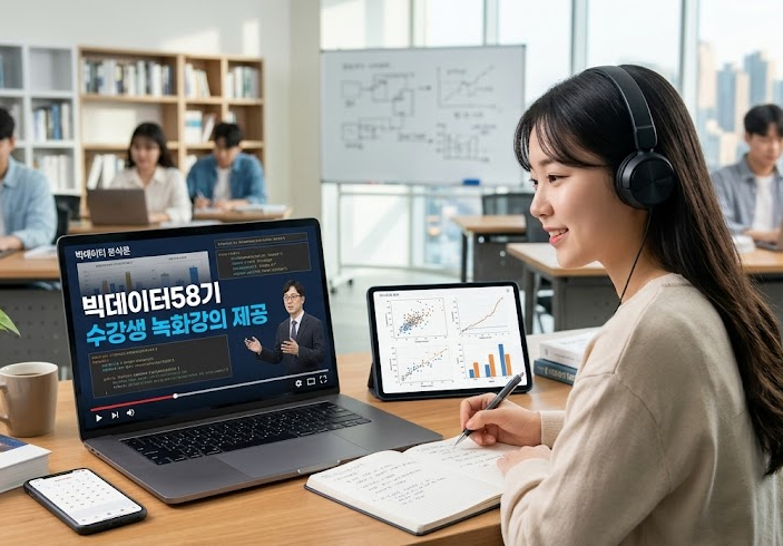 빅데이터58기 수강생 녹화강의 제공