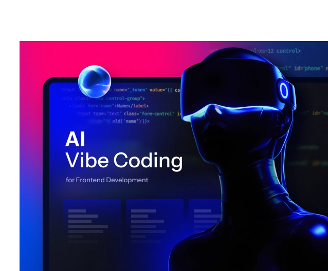 AI 바이브 코딩 기반 프론트엔드 대표 이미지